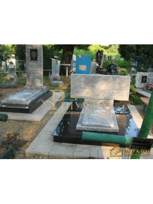 Памятник из мрамора горизонтальный 88 — ritualum.ru